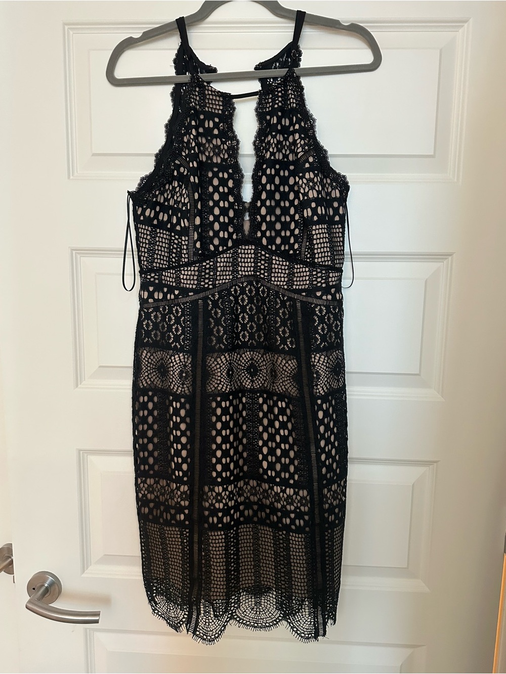 Black Lace Cocktail Dress